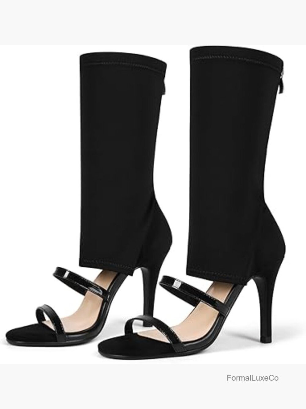 Heeled Sandals Ankle Wrap Stiletto Heel Padded Slip Resistant Lace Up